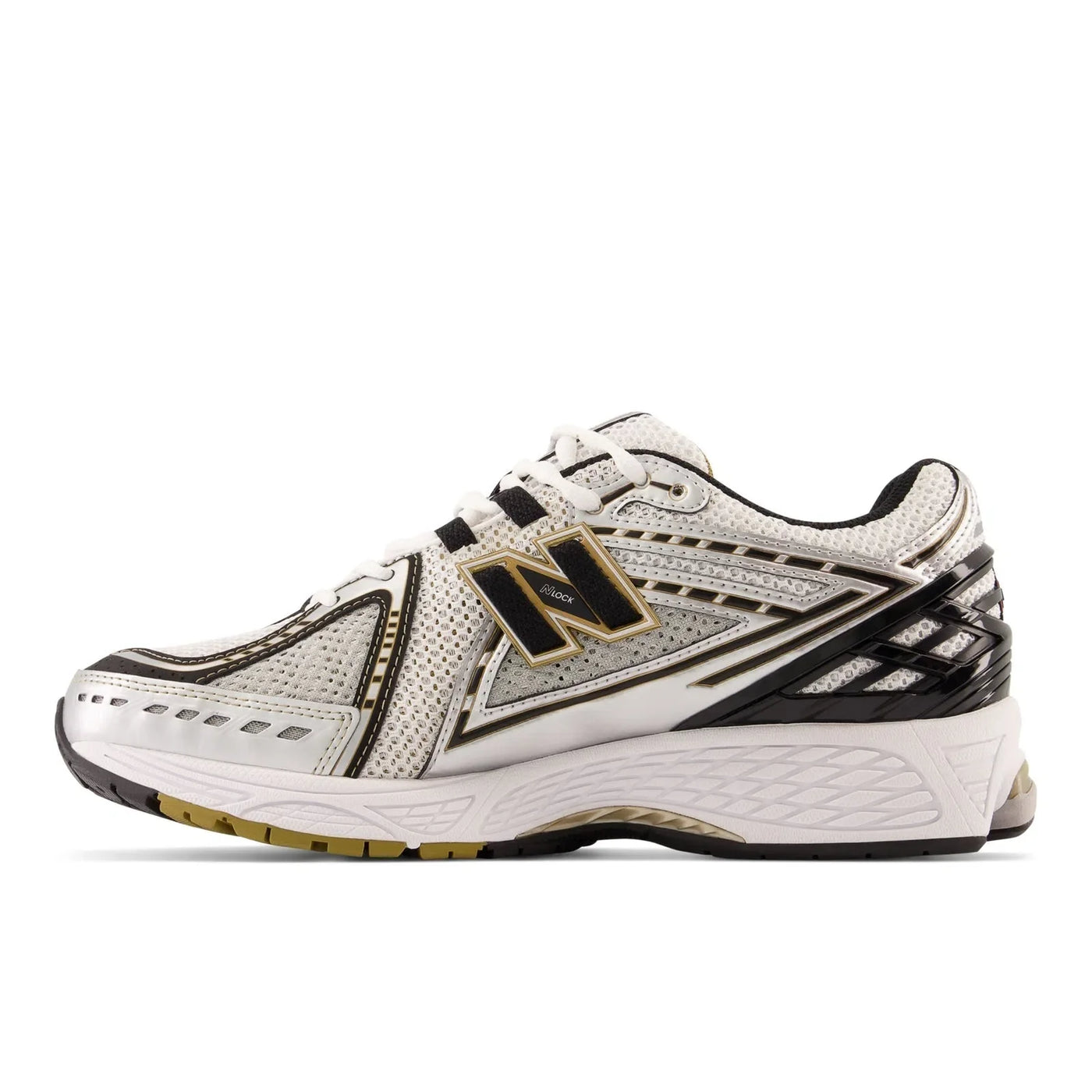 New Balance 1906R Metallic Silver with Metallic Gold