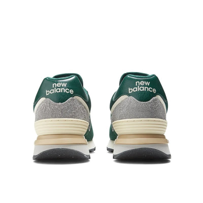 New Balance 574 Green with Silver