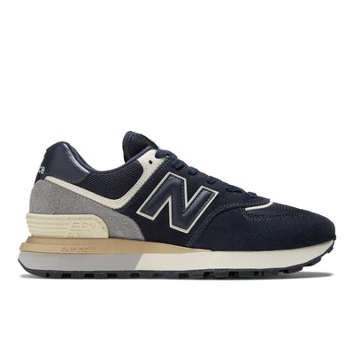 New Balance 574 Navy with White