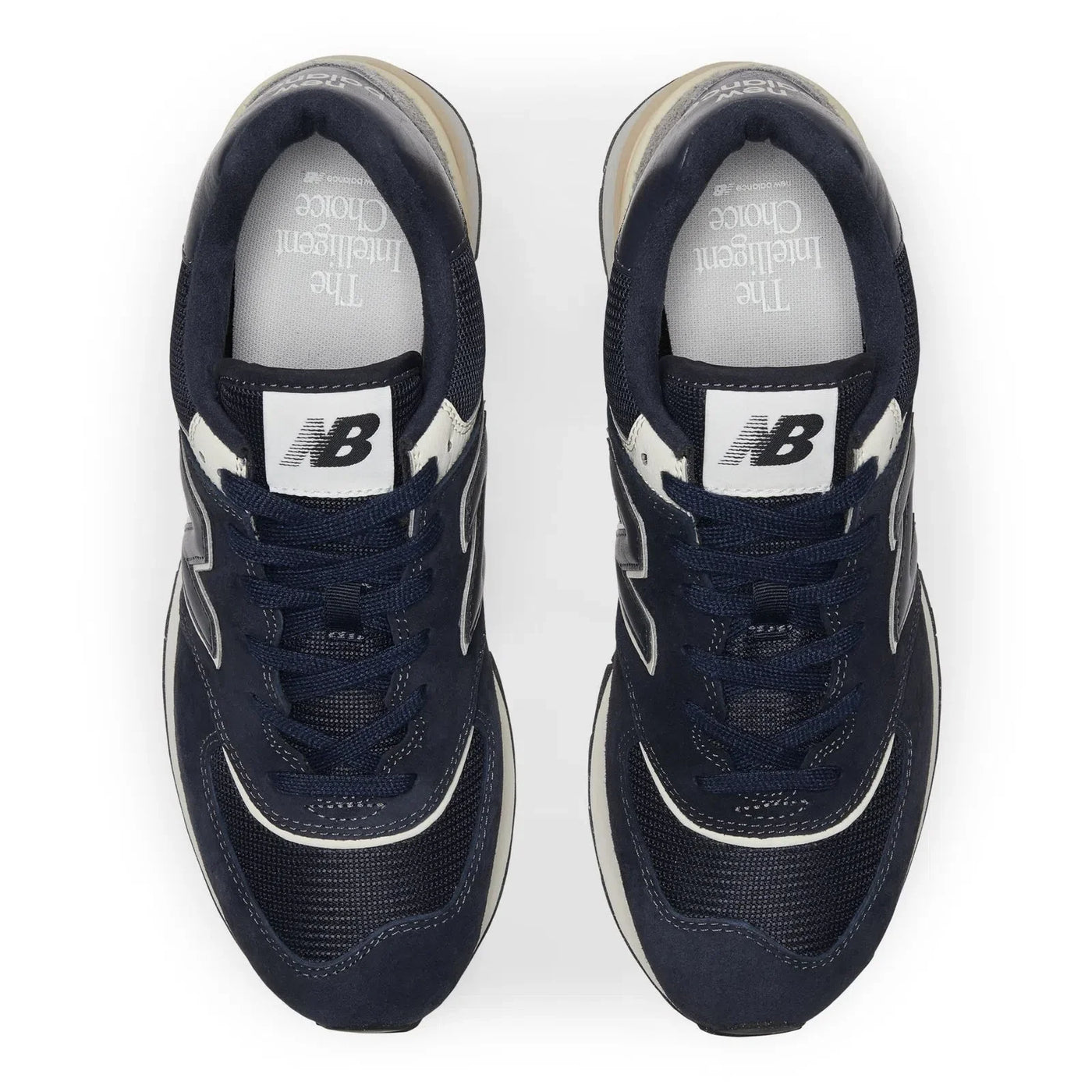 New Balance 574 Navy with White