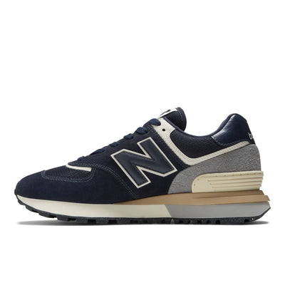 New Balance 574 Navy with White