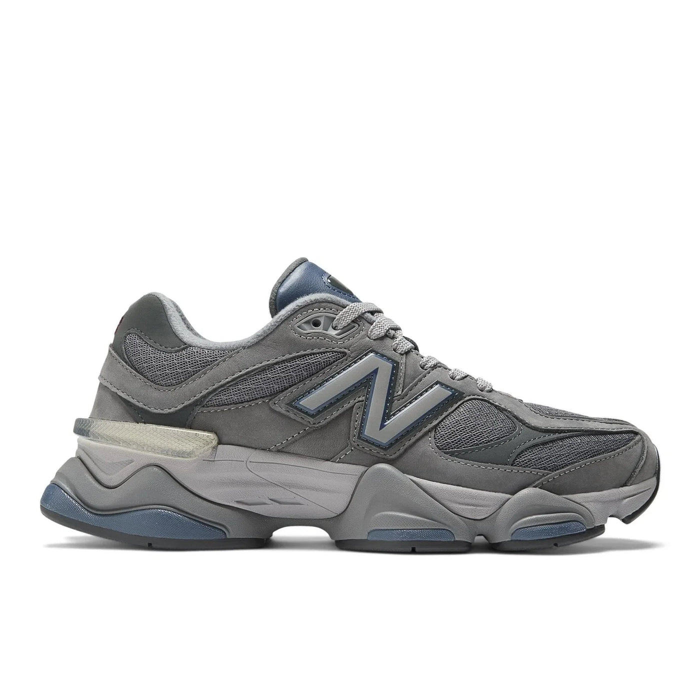 New Balance 9060 Castlerock with Nb Navy and Silver Metallic