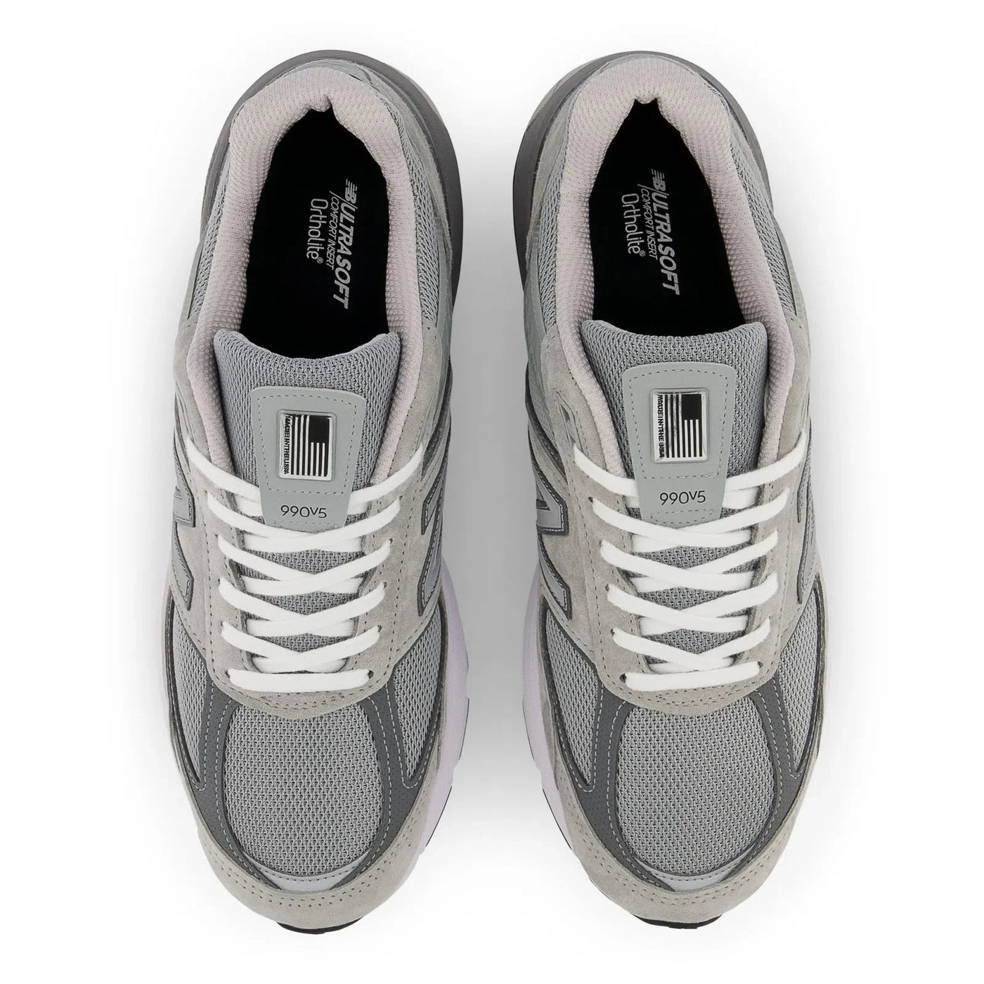 New Balance MADE in USA 990v5 Core Grey with Castlerock