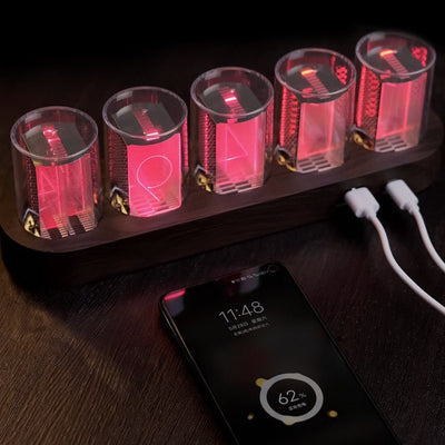 RGB nixie tube clock